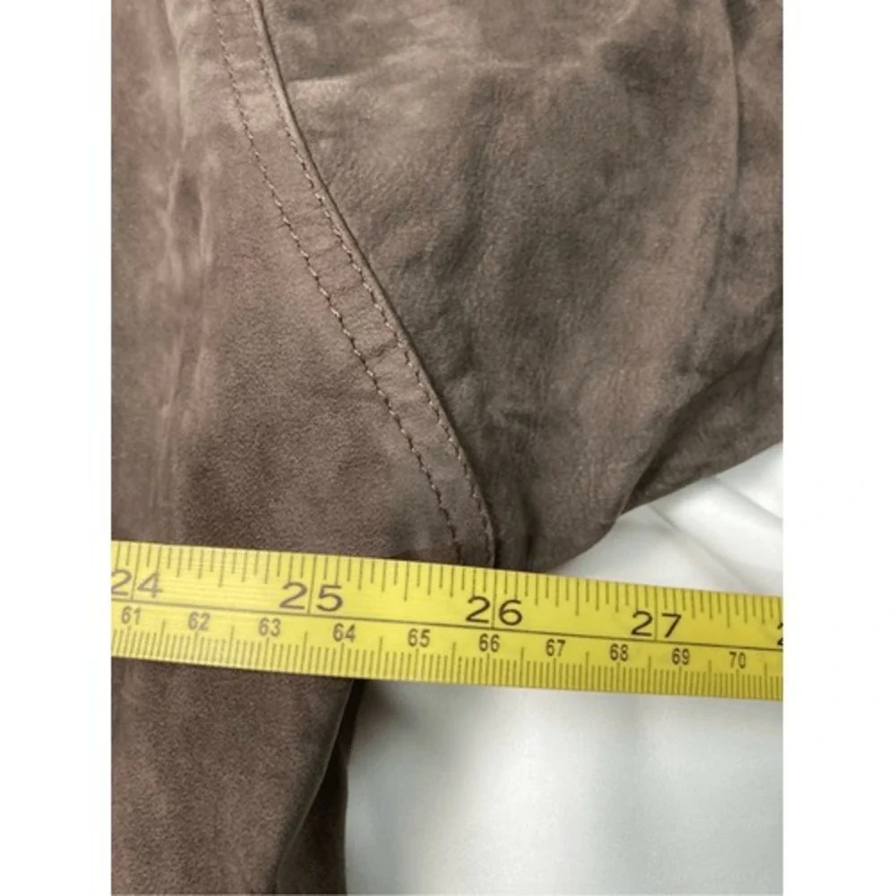 Vintage Luppe Genuine Brown Leather‎ Coat Made in Mexico XL